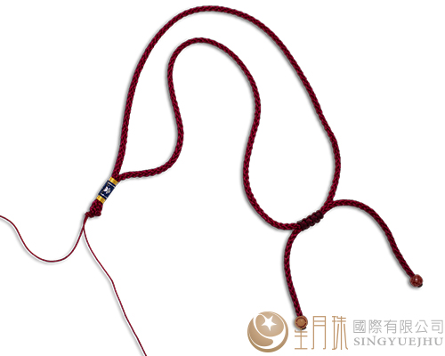 曼波線可調式中國結項鍊-暗紅192-1入