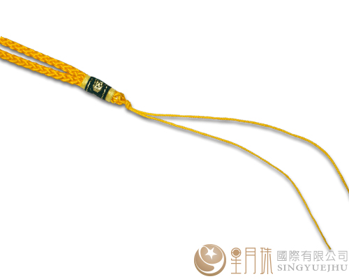 曼波線中國結項鍊-黃523-1入