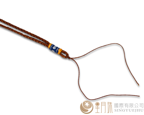 曼波線中國結項鍊-淺咖713-1入