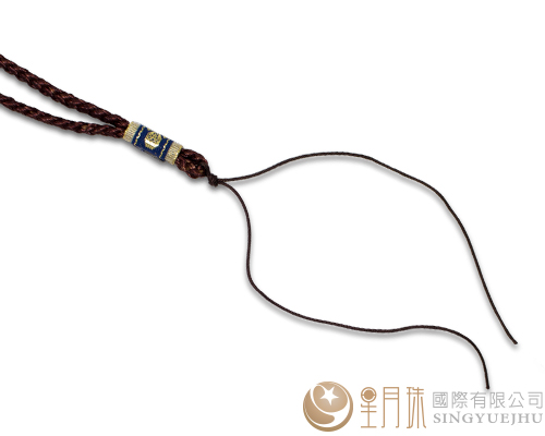 曼波線中國結項鍊-深咖738-1入