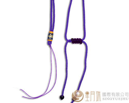 曼波線可調式中國結項鍊-紫676-1入