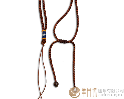 曼波线可调式中国结项鍊-浅咖713-1入