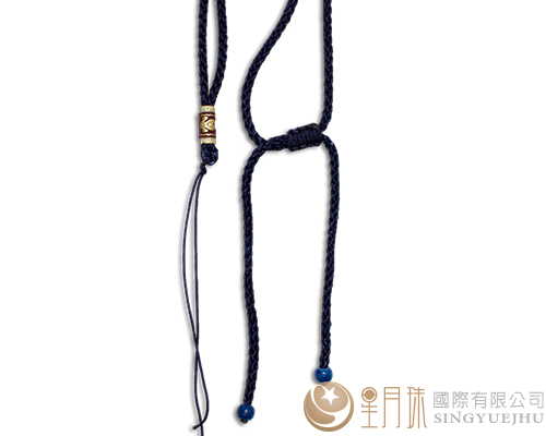 曼波線可調式中國結項鍊-深藍335-1入