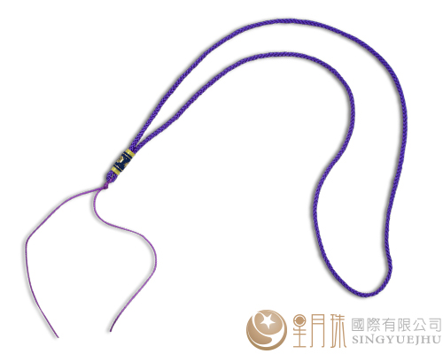 曼波線中國結項鍊-紫676-1入
