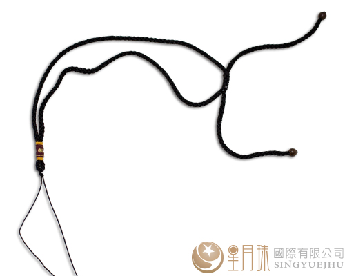 曼波線可調式中國結項鍊-黑900-1入