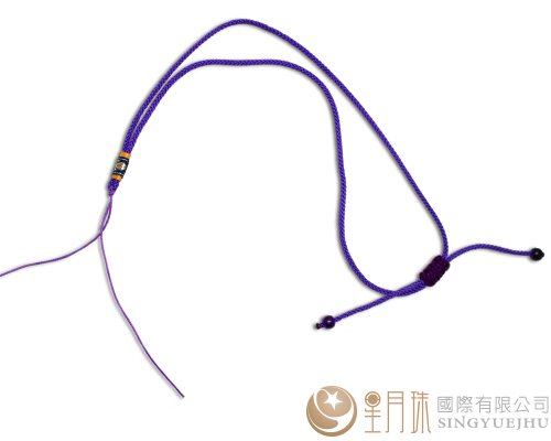 曼波線可調式中國結項鍊-紫676-1入