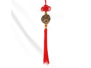 中國結吊飾成品-古錢球(古銅)