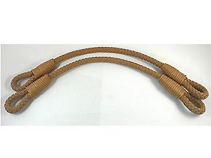 44cm±5cm臘繩手把-卡其(硬)