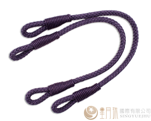 44cm±5cm臘繩手把-墨紫色(硬) 