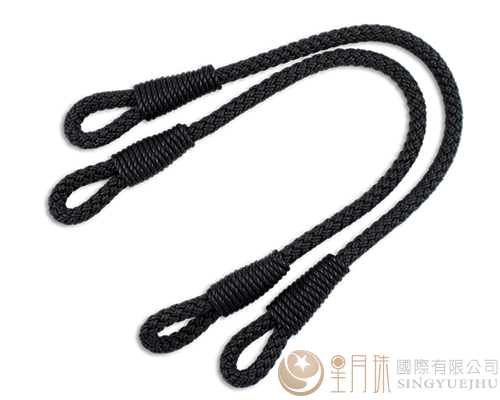 44cm±5cm臘繩手把-黑色 (硬)