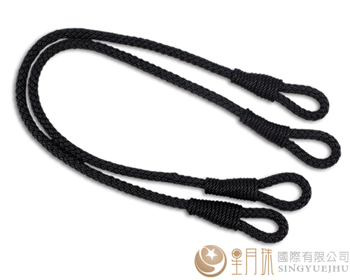 57±5cm臘繩手把-黑色 (硬)