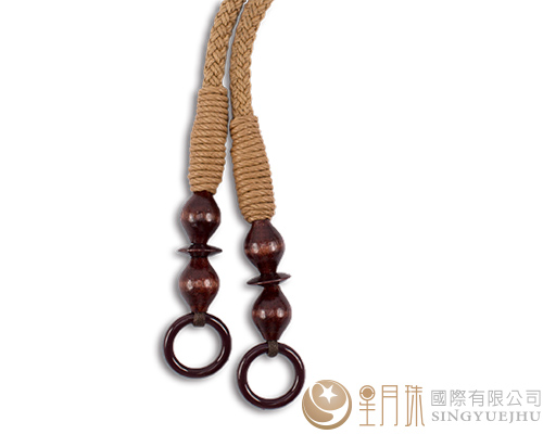 44±5cm臘繩手把-土黃色(短)