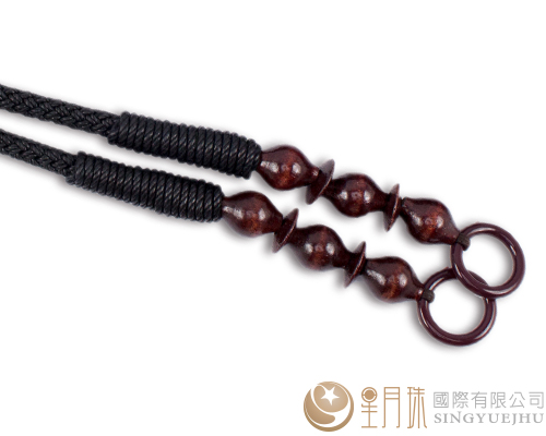 70±5cm臘繩手把-黑色(長)