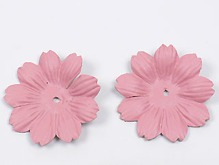 合成皮立體9瓣壓花-4.5cm-1入