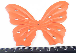 合成皮立體壓花-大蝴蝶-6*8cm