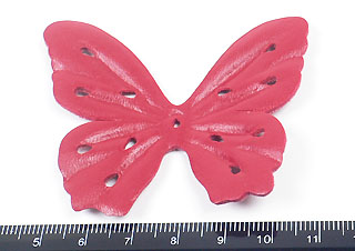 合成皮立體壓花-中蝴蝶-4.5*6.5cm
