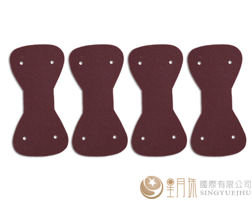 合成皮縫片-8*3.5cm-紅咖3-4入