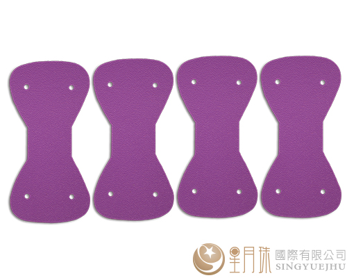 合成皮缝片-8*3.5cm-紫18-4入