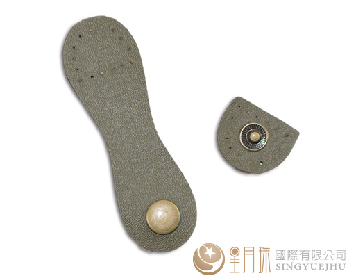 合成皮制-皮包扣-9*2.5cm-军绿16