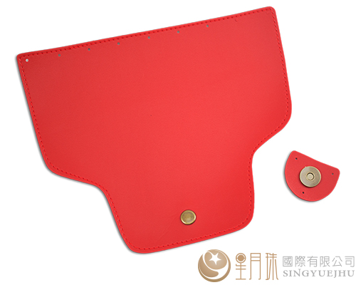 合成皮製-皮包扣-23.5*19.5cm-紅色5