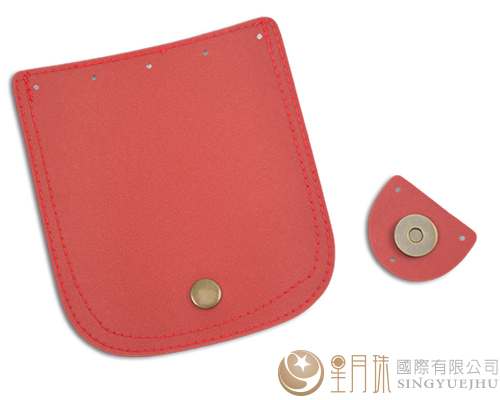 合成皮製-皮包扣-12*13cm-紅色5