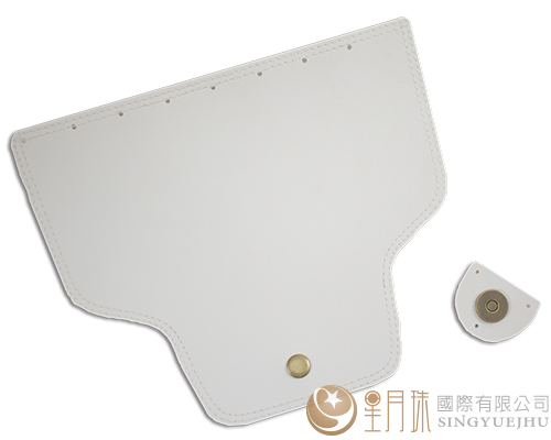 合成皮製-皮包扣-23.5*19.5cm-白2