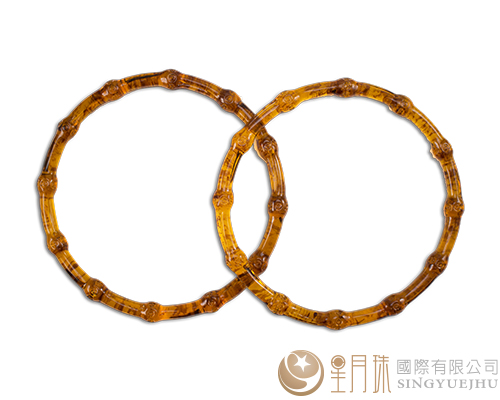 仿藤圈(大)琥珀花紋