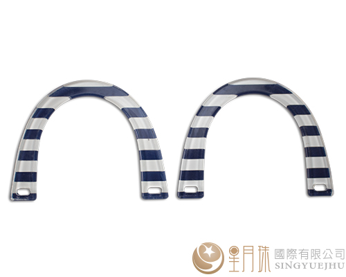 線條U手把-藍