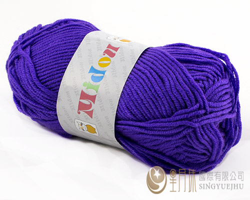 米朵毛线-13亮紫
