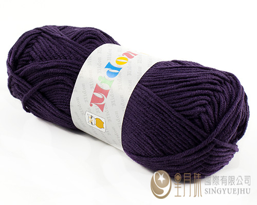 米朵毛线-14深紫