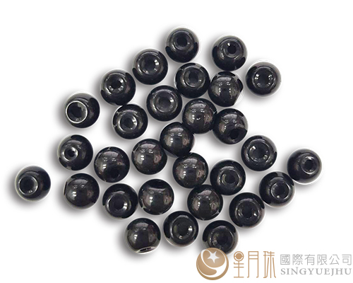 玻璃珍珠(50入)4mm-黑2