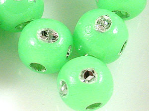 4鑽圓珠-果綠色-半磅裝