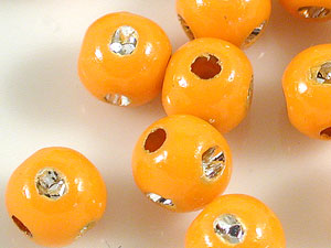 4鑽圓珠-橘色-半磅裝