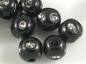 4鑽圓珠-黑色-半磅裝