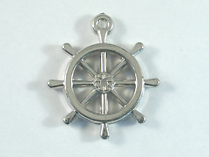 海軍-輪盤(28*31mm)-銀色-50入