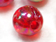 3mm五彩珠--红700