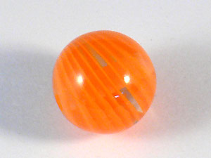 樹酯珠17mm-橘色-10顆裝