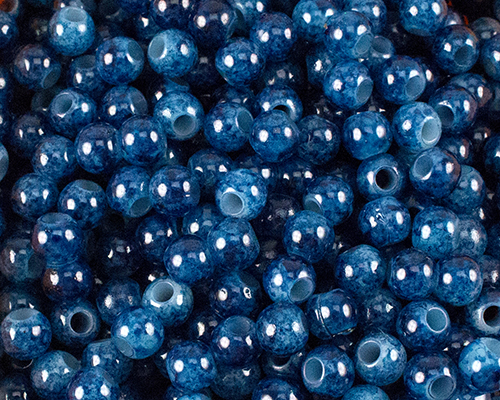 水染珠-6mm-寶藍
