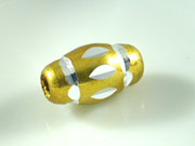 鋁珠-橄欖型-黃-10mm