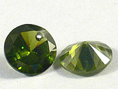8mm圆锥型锆石-橄榄绿色-3入