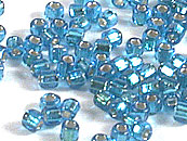 2mm玻璃珠-中灌銀-藍