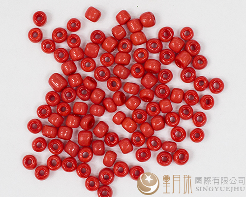 3mm(實色)玻璃珠-紅