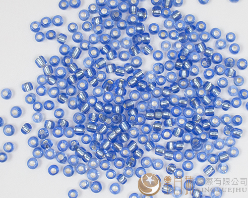 玻璃珠(灌銀)-2mm-淺藍