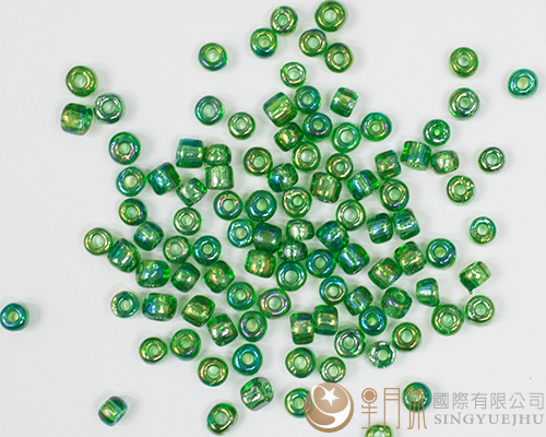 玻璃珠(五彩)-2mm-綠