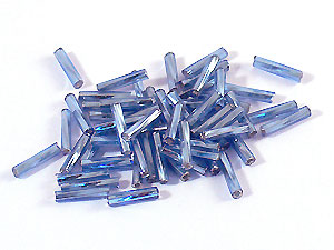 9mm螺旋玻璃管珠-浅紫(1两装)