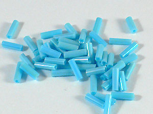 7mm玻璃管珠-彩藍(1兩裝)