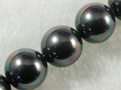 A級貝殼珍珠-6mm黑彩