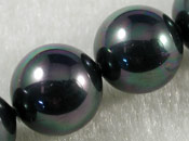 A級貝殼珍珠-8mm黑彩