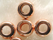 電鍍造型珠大孔-圓-5.5mm