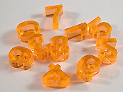 數字10個-橘